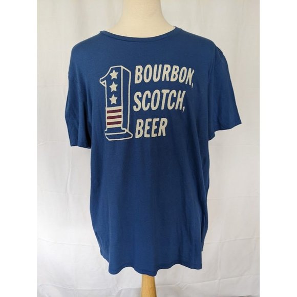 Lucky Brand Other - Men's Lucky Brand One Bourbon One Scotch One Beer T Shirt XXL Single Stitch NEW